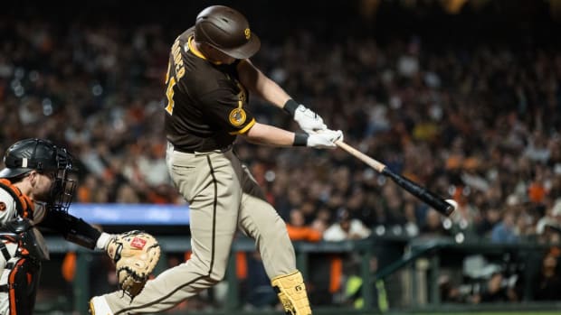 San Diego Padres first baseman Garrett Cooper